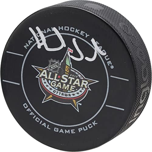 Henrik Sedin Vancouver Canucks autografado 2012 NHL All -Star Game Game Official Puck - Autografado NHL Pucks
