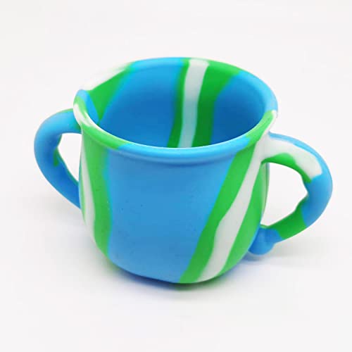 Snack Catcher Snack Attack Snack Cup | Contêiner de lanches de silicone dobrável | Criança e tampa de apanhador de lanches