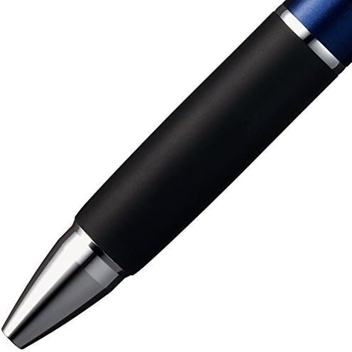 Uni multi -função caneta jetstream 2 e 1 marinha, esfera de 0,7 mm, tinta preta/vermelha