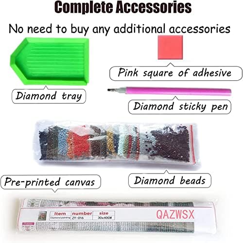Kits de pintura de diamante 5D QAZWSX para adultos Kids Labrador Retriever Hunting Hunting Wild Diamond Diamond Arts Craft