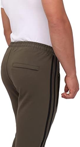 Scr Sportswear masculino calças de jogging de joggers calças de moletom com bolsos com zíper 30/33/36 uns altos altos