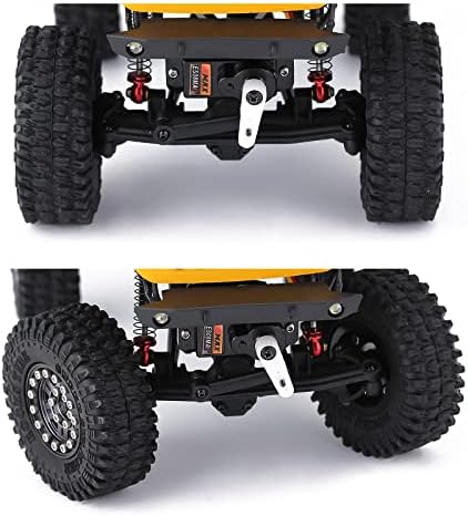 Suporte de montagem de servo de metal de lesão para SCX24 servo axial scx24 axi90081 axi00002 1/24 carro de crawler rc, preto