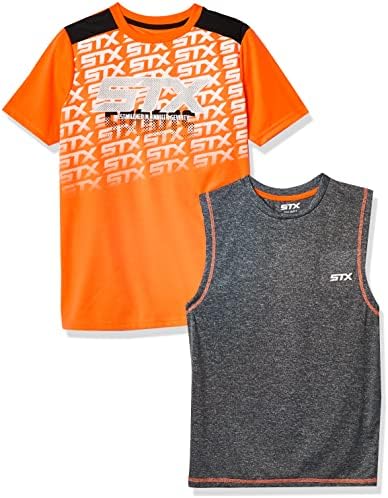 Tanque muscular e camiseta dos meninos Stx