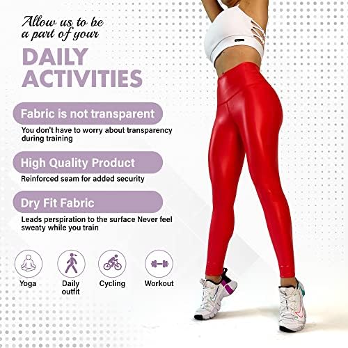 Onx Sportswear Womens Workout Perneiras-Leggins de compressão de cintura alta
