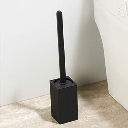 Escova de vaso sanitário guojm escova de vaso sanitário criativo preto minimalista 304 escova de aço inoxidável pincel de