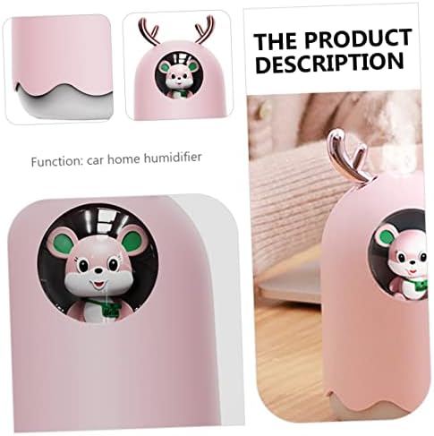 Cartoon do veículo de umidificador solustre com difusor portátil LED Mini Night Night Night Home Home Adorável Carro Decorativo