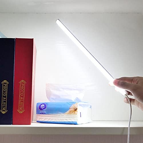 QPLHengge College Student Dormitório Tubo de lâmpada LED LED Lâmpada Estudo Desk de mesa de carregamento USB Lâmpada de mesa de carregamento