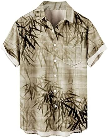 Men camisas casuais de verão havaiano