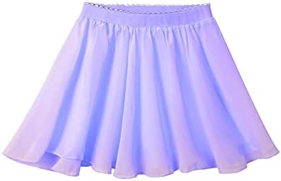 Loyan Girls Dance Ballet Salia Letard Kids Criança CHIFFON CHIFFON SOLID COLOR DRESS PUMPLO EM BAIXA DAPAIL