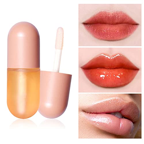 Max Peach Lip Lip Glossle Capsule Lip Plumper Hidratante Super Longa Longo Lip Lip Lip Lip Lip Liquid Liquid 3ml Color Sensacional