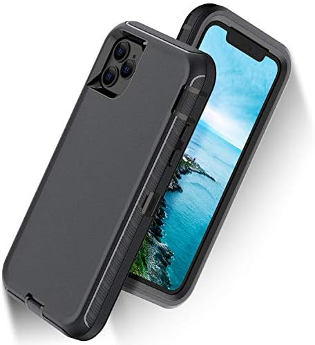 Caixa Oribox Compatível com o protetor de tela do iPhone 12 Case & Glass para iPhone 12 e iPhone 12 Pro, 3 pacotes anti-arranhão HD Protetor de tela de vidro temperado e temperado