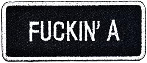 Kleenplus 3pcs. F*uckin 'um adesivo de patch slogan Funny Word Bordado de ferro bordado em motocicletas patches de