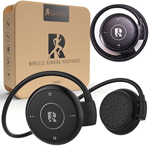 Correndo fones de ouvido projetados por corredores - fones de ouvido sem fio Bluetooth v5.0 na banda de pescoço para exercícios esportivos