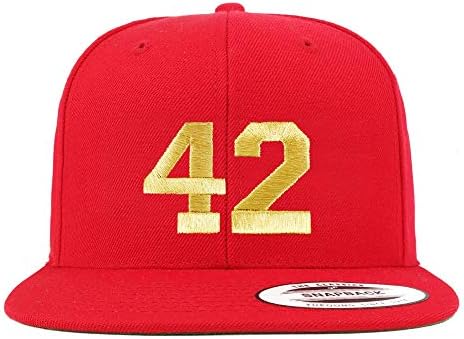 Trendy Apparel Shop número 42 Gold Thread Bill Snapback Baseball Cap