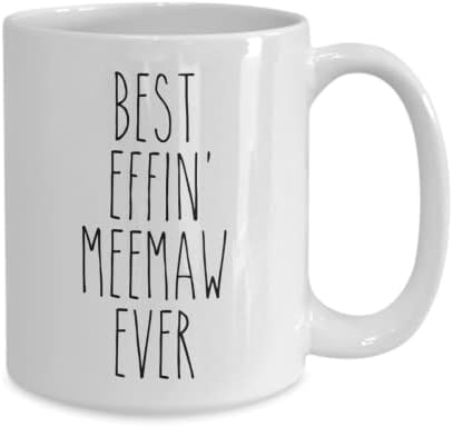 Presente para meemaw melhor efin 'Meemaw Ever canem Coffee Cup Conce Presens engraçados