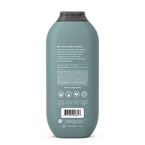 Método Men Lavagem corporal, mar + surf, parabeno e ftalato livre, 18 fl oz