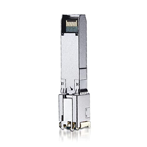 Módulo 10GBASE-T RJ45 SFP+, transceptor de cobre SFP+ RJ-45 para Cisco SFP-10G-T-S, Ubiquiti Unifi UF-RJ45-10G, com o cabo da LAN