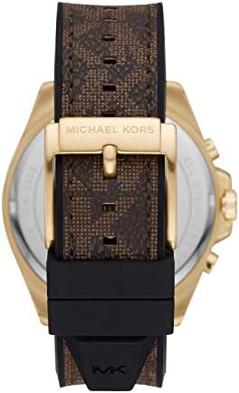 Michael Kors Brecken Quartz Watch com alça de aço inoxidável