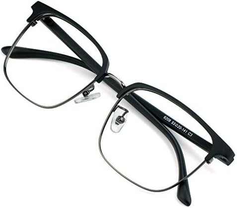 Óculos de bloqueio de luz azul para leitura de computador, lentes anti -brilho ajudam a reduzir a tensão ocular e a fadiga, para