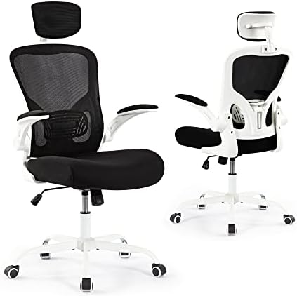 Cadeira de escritório em casa yi Danica, cadeira de mesa ergonômica Tarefa Cadeira de mesa ajustável Coloque de cabeça com