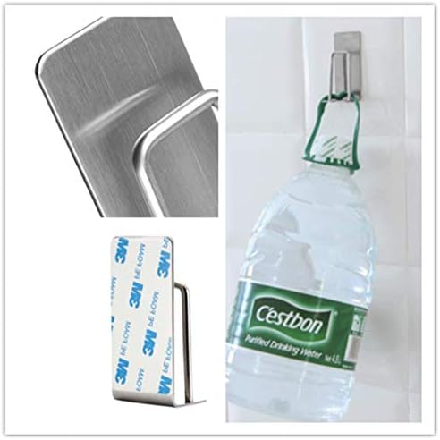 Suporte de escova de dentes montado na parede com suporte de dentes de dentes de aço inoxidável auto-adesivo, porta de copo