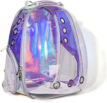 Saco de bolha de mochila de mochila de gato ZGWL PET, respirável e durável, cápsula espacial transparente portador de animais