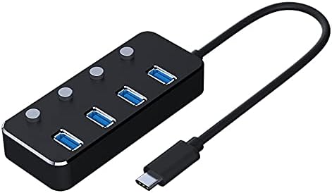 Conectores de alta velocidade USB 4 Porta USB 3.0 Hub 5Gbps para transferência de dados -