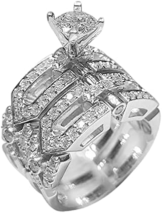 Anéis de casamento e noivado Creative Wear Fashion Fashion Valentine's Rose Ring RingDiamond Be -Kle Diamond