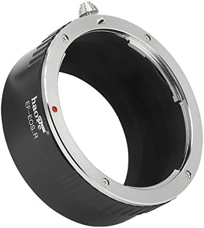 Adaptador de montagem de lentes manuais HAOGE para Canon Eos EFS EFS EF-S Lens para Canon RF Mount Camera, como Canon Eos R