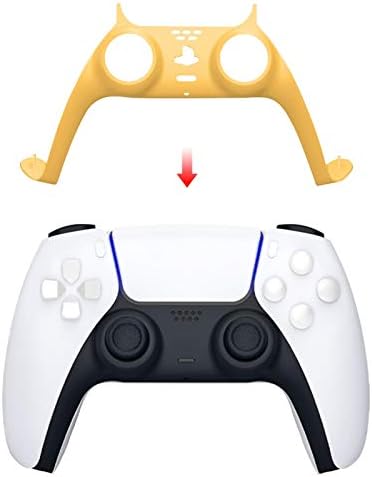 Tampa da concha do controlador de jogo Hualieli para PS5, Multicolor Game Controller Decoration Clip Skin Case Case, projetado para PS5 Controller