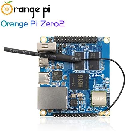 Orange Pi Zero 2,1 GB de RAM com chip Allwinner H616, Rede de Gigabit, BT, WIF, Run Android 10, Ubuntu, Debian OS Single