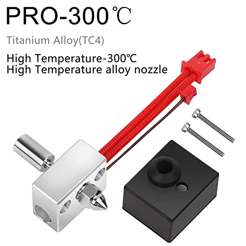 Creality Official Sprite Extruser Upgrade Heater Block Kit de alta temperatura Pro 300 ℃, bico de cobre banhado a calor de