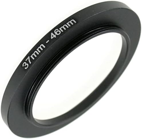 Anel de ninolito para cima para lente da câmera, liga de alumínio, 1,5 a 1,8 polegadas, preto, espessura da estrutura do anel:
