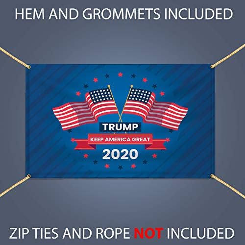 Banner Buzz Torne o Trump Visível Mantenha a América Grande Banner de Vinil 2020, Campanha de votação política dos EUA para