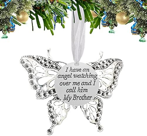 Pingente de Natal Butterfly personalizada decoração familiar decoração de árvore de Natal Presentes criativos para comemorar o amor que comemora a perda de entes queridos