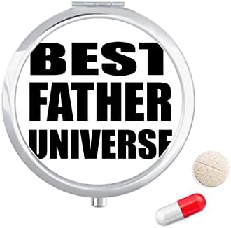 Melhor pai Pai universo Festival Caso Caixa de pílula de bolso Caixa de armazenamento Distribuidor de contêiner