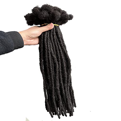 Yotchoi de cabelo humano dreadlocks Extension Handmade Locs Tamanho pequeno 14 polegadas 40 fios/pacote Natura