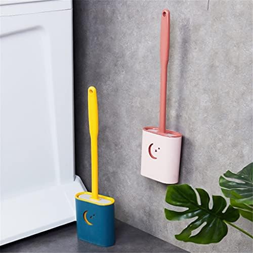 Pincel de vaso sanitário 2 peças Silicone Belief Brush Bathing Bathroweeping Limpeza Brush Creative Toilet Limpeza Tool