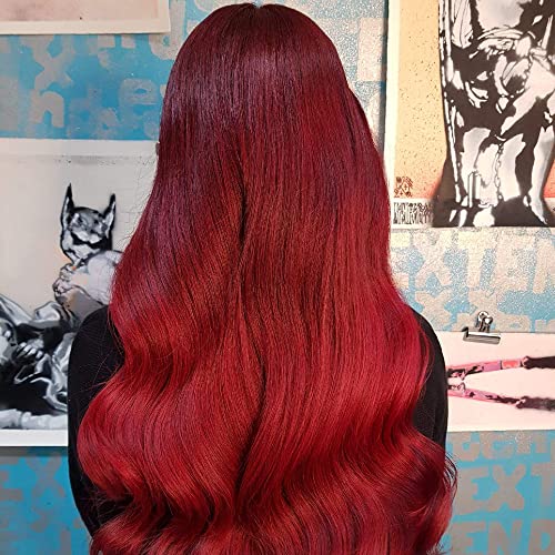 Manic Panic Vampire Red Hair Dye - Classic Alta Tensão - Semi Permanente Profunda, Blood Red Hair Color - Vegan, PPD e Amônia livre