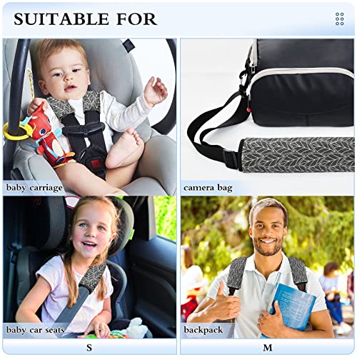 Folhas tampas de alça de assento de carro para crianças bebês 2 pcs tiras de assento de carro almofadas de almofada de ombro protetor