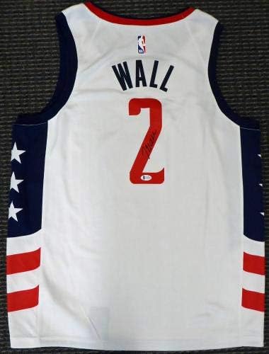 Washington Wizards John Wall autografou a nike swingman jersey de nike swingman dc tamanho XL Beckett Bas Stock 182247