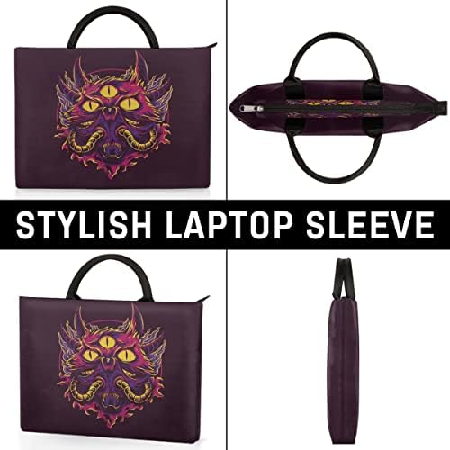 DJYQBFA Cool Japanes Monster Padrão Laptop Case de laptop 13,3 polegadas Bolsa de notebook de tecido durável