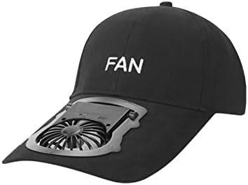 Solar Power Fan Bon Cap Hatball Golf Hap