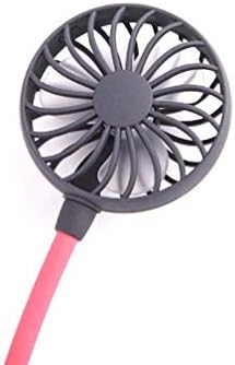 Soimiss Fan Portable Colar Womens Colar Rotatable portátil Fan Mini Hand Fan Grátis Fan pessoal Norte de pescoço Cooler com USB