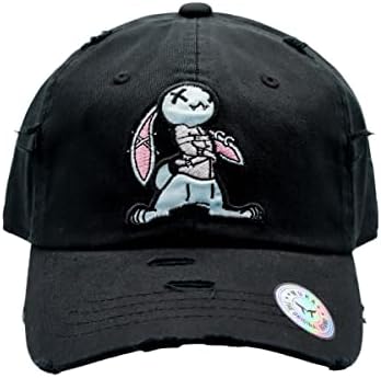 Muka Dad Hat Streetwear Chapéus gráficos Hip Hop Bunny Bordery Dad Hat Men Men Men Momen Baseball Cap Designs