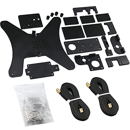 Kits de impressora 3D de atualização 3D HALDIS, Placa de transporte modular Y de liga de liga de alumínio Black Knight Inclui