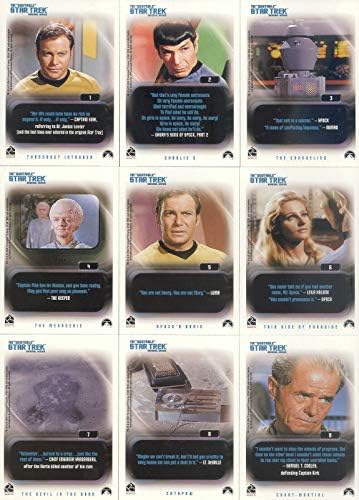 The Citable Star Trek A série original TOS 2004 Complete Base Card Set 110