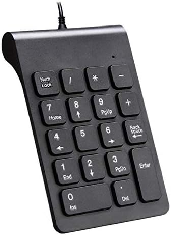 Frattina Mini USB Wired Numeric Keypad Numpad 18 Teclado digital para contabilidade Laptop Windows Android Notebook Tablets PC