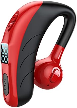 Xunion Headset de orelha única com microfone MIC Bluetooth 5.2 LED de fone de ouvido Display à prova d'água Wireless