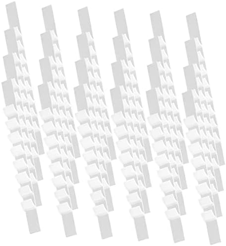 Cabilock 150 pcs cabide anti-tira escalas sílica gel universal branco